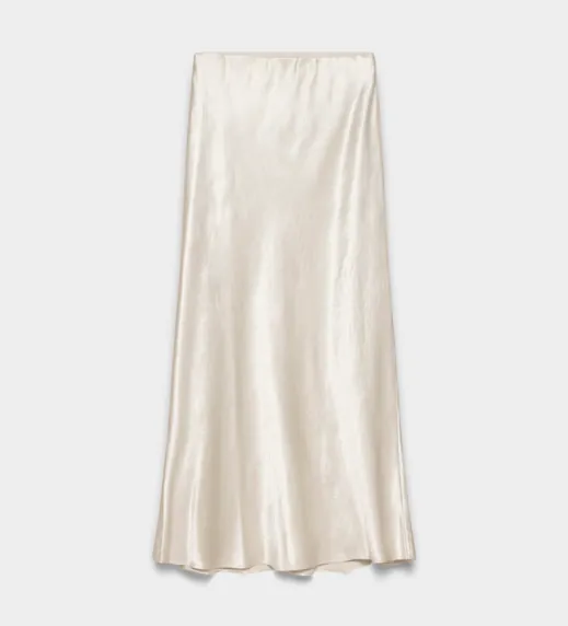 Aritzia Slip Satin Maxi Skirt